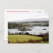 MENAI BRIDGE. POSTKARTE (Vorne/Hinten)
