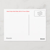 MENAI BRIDGE. POSTKARTE (Rückseite)