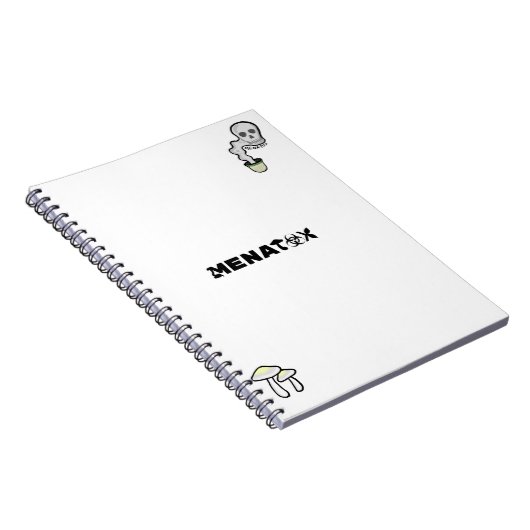 Menatox-Logo Notizblock (Rechte Seite)