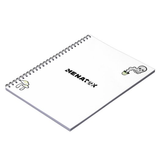 Menatox-Logo Notizblock (Linke Seite)