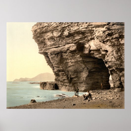 Menawn Cliffs, Achill, Landkreis Mayo Poster (Vorne)