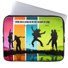 Mencius Inspiration Zitat "Ein großer Mann" Laptopschutzhülle