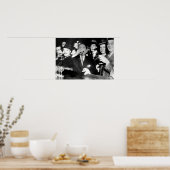 MENCKEN KNOCKT AM ENDE DES VERBOTS 1933 EINE ZEIT  POSTER (Küche)