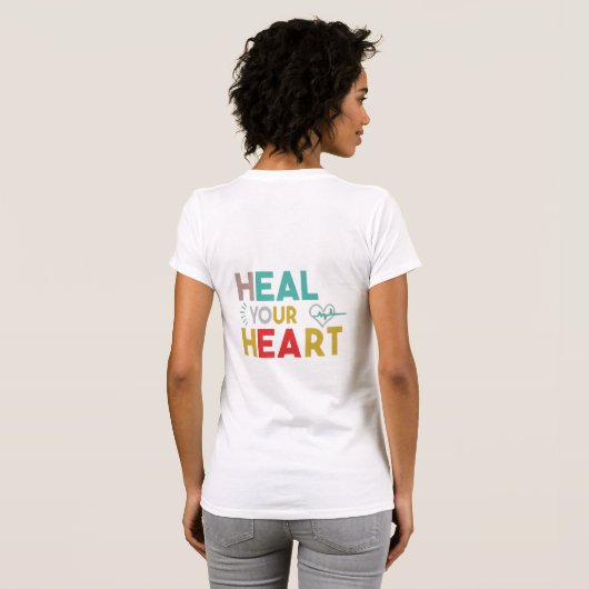 "Mend Your Heart" T-Shirt (Schwarz voll)