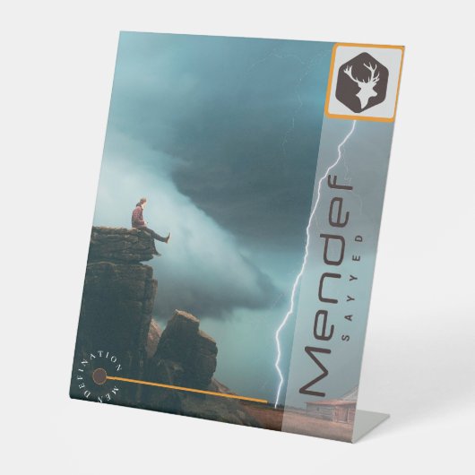 MENDEF SOCKELSCHILD (Vorderseite)