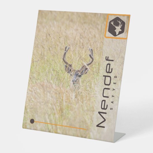 MENDEF SOCKELSCHILD (Vorderseite)