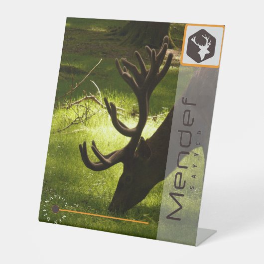 MENDEF SOCKELSCHILD (Vorderseite)