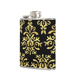 Mendela Muster, Gold Flachmann