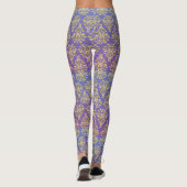 Mendela Pattern, lila Leggings (Rückseite)