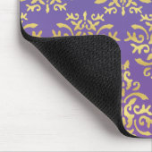 Mendela Pattern, lila Mousepad (Ecke)