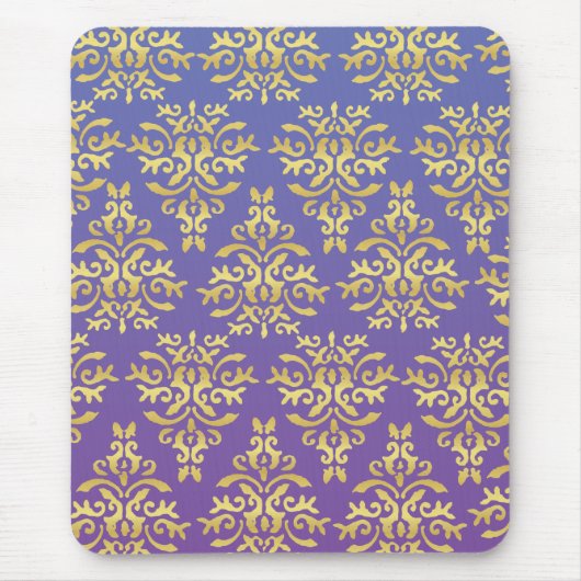 Mendela Pattern, lila Mousepad (Vorne)