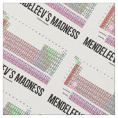 Mendeleevs Verrücktheits-Periodensystem der Stoff (Nahaufnahme)