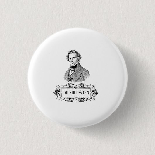 MENDELSSOHN PORTRAIT BUTTON (Vorderseite)
