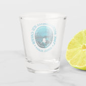 Mendenhall-Eishöhlen (rd) Schnapsglas (Rückseite)