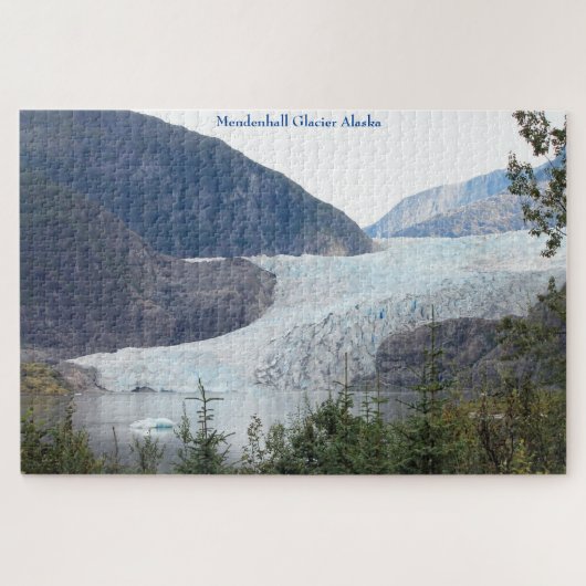 Mendenhall Glacier Alaska Jigsaw Puzzle (Horizontal)