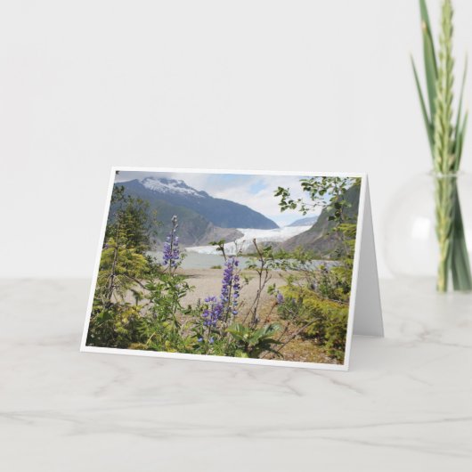 Mendenhall Glacier Alaska Note Card<Blank Inside> Dankeskarte (Vorderseite)