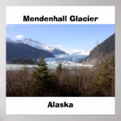 Mendenhall Glacier, Alaska Poster (Vorne)
