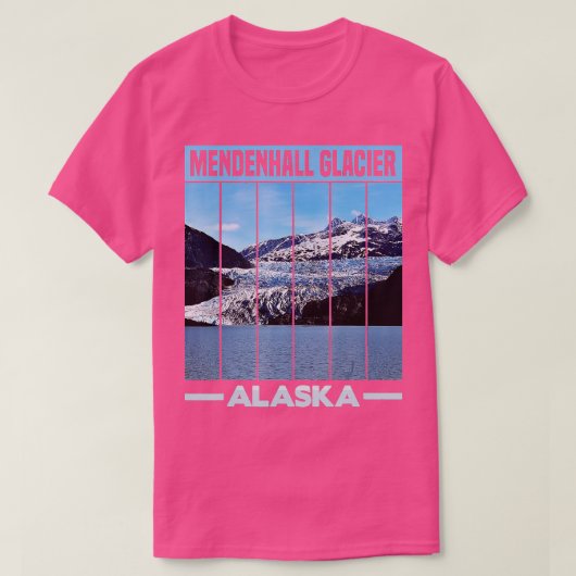 Mendenhall Glacier Alaska T-Shirt (Design vorne)
