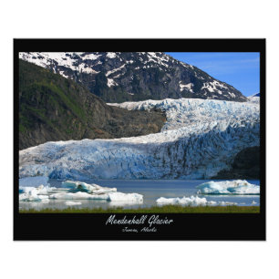 Mendenhall Glacier / Juneau Alaska Fotodruck