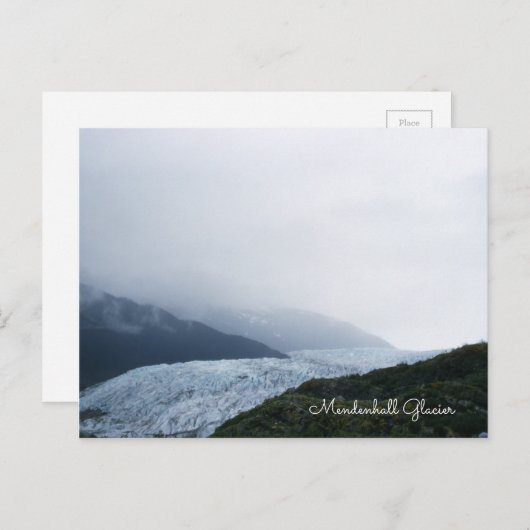 Mendenhall Glacier Juneau Alaska Icefield Postkarte (Vorne/Hinten)