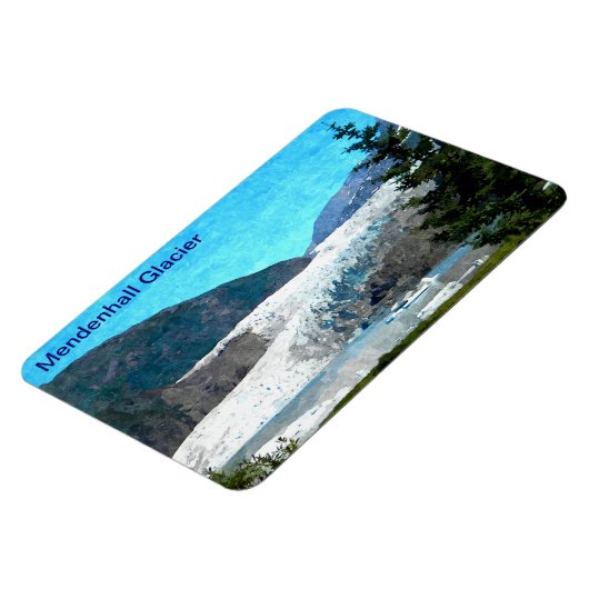 Mendenhall Glacier Magnet (Linke Seite)