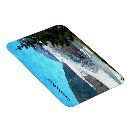 Mendenhall Glacier Magnet (Rechte Seite)