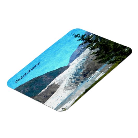 Mendenhall Glacier Magnet (Linke Seite)