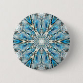 Mendenhall Glacier Mandala Button (Vorderseite)