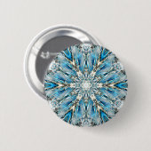 Mendenhall Glacier Mandala Button (Vorne & Hinten)