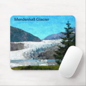 Mendenhall Glacier Mousepad (Mit Mouse)