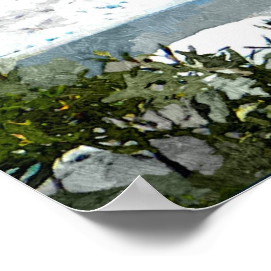 Mendenhall Glacier Poster (Ecke)