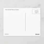 Mendenhall Glacier Postkarte (Rückseite)