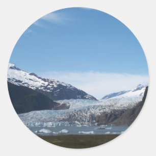Mendenhall Glacier Runder Aufkleber