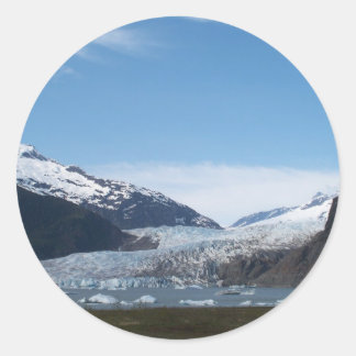 Mendenhall Glacier Runder Aufkleber