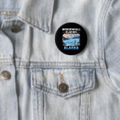 Mendenhall-Gletscher Alaska Outdoor-Wandern Campin Button (Beispiel)