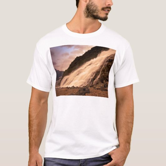 Mendenhall Gletscher-Fälle T-Shirt (Vorderseite)