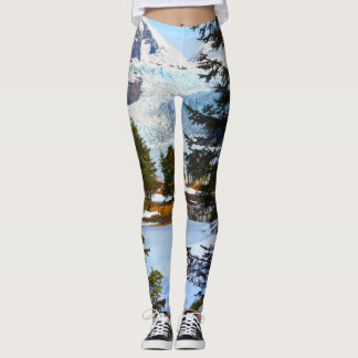 Mendenhall Gletscher im Winter Leggings