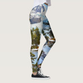 Mendenhall Gletscher im Winter Leggings (Rechts)