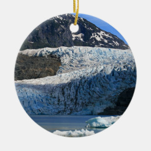 Mendenhall Gletscher/Juneau Alaska Keramik Ornament