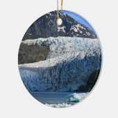 Mendenhall Gletscher/Juneau Alaska Keramik Ornament (Links)