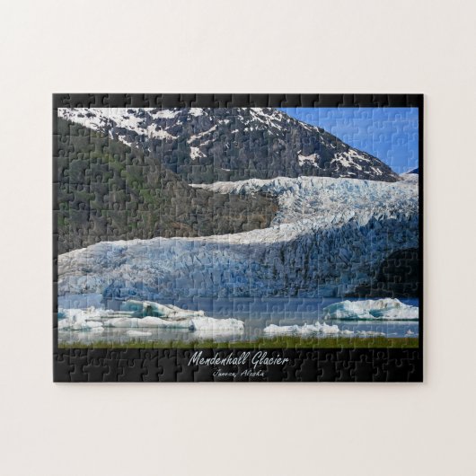 Mendenhall Gletscher/Juneau Alaska Puzzle (Horizontal)