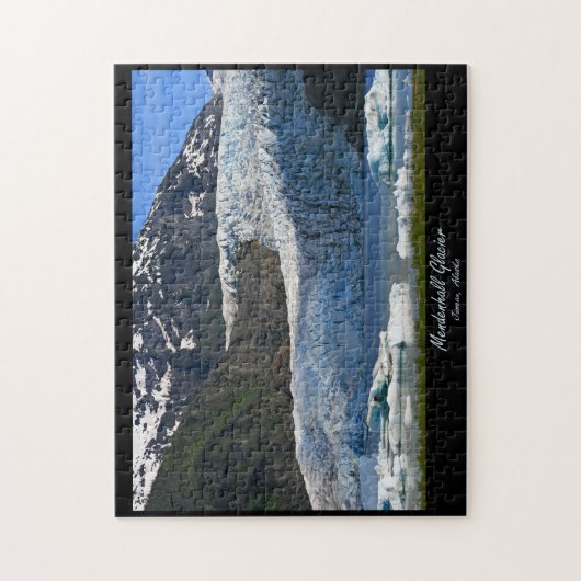 Mendenhall Gletscher/Juneau Alaska Puzzle (Vertikal)