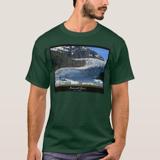 Mendenhall Gletscher/Juneau Alaska T-Shirt (Vorderseite)