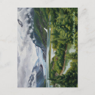 Mendenhall-Gletscher-Nationalforst-Puzzle Postkarte