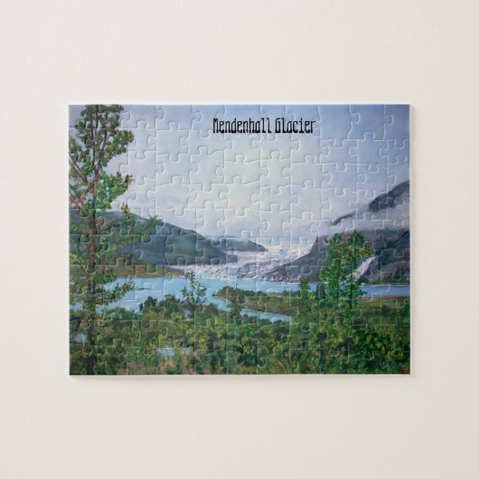 Mendenhall Gletscher-Puzzlespiel Puzzle (Horizontal)
