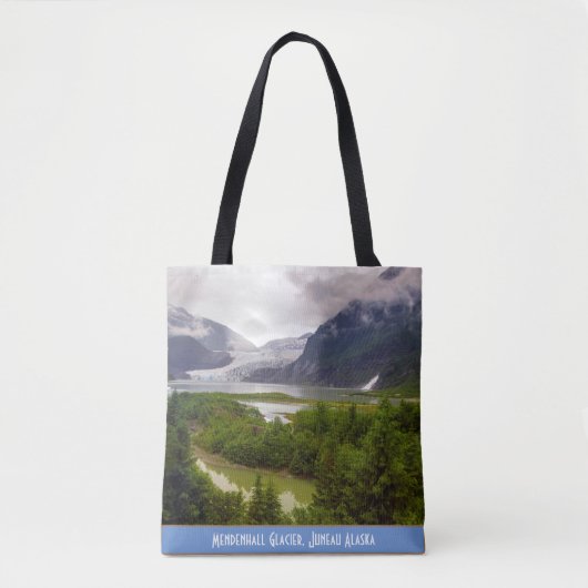 Mendenhall Gletscher, Schulter-Tasche Juneau AK Tasche (Vorderseite)
