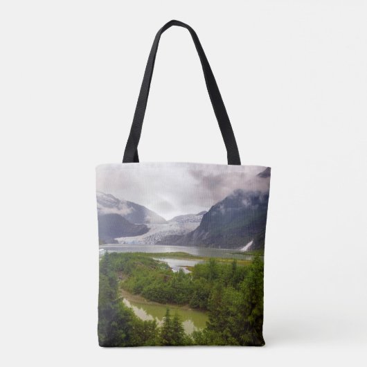 Mendenhall Gletscher, Schulter-Tasche Juneau AK Tasche (Rückseite)