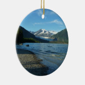 Mendenhall Lake in Juneau Alaska Keramik Ornament (Rechts)