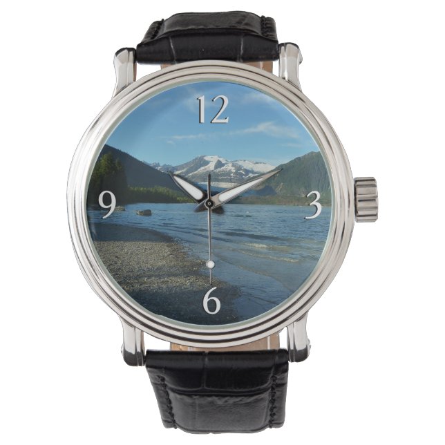 Mendenhall See Juneau Alaska Landschaft Armbanduhr (Vorderseite)