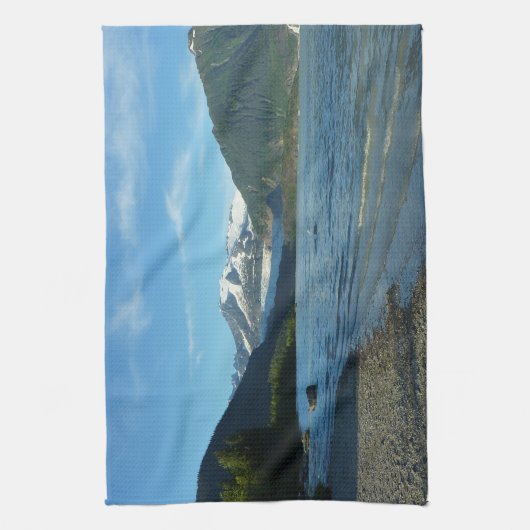 Mendenhall See Juneau Alaska Landschaft Geschirrtuch (Vertikal)